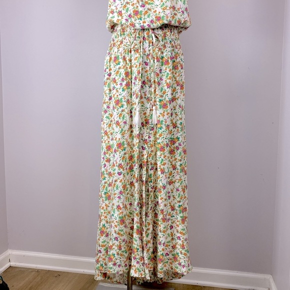 Cynthia Rowley 2 piece set tank top and maxi skirt size small floral print - Picture 4 of 16